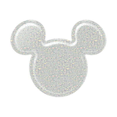 Secondary image for hover Earridescent White Glitter Mickey Mouse